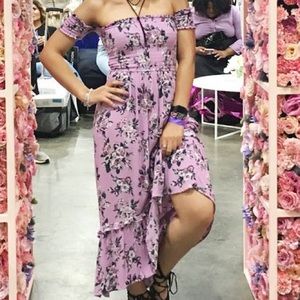 Pink Floral Dress